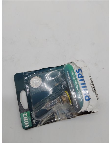 Philips X-tremeVision Pro150 HIR2, Halógena, bombilla faros delanteros +150%, blister individual       
