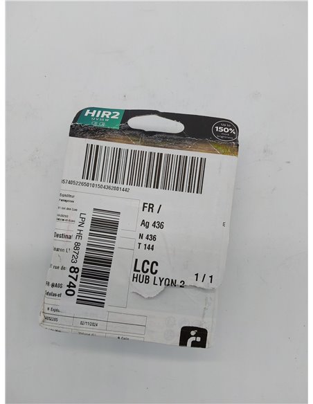 Philips X-tremeVision Pro150 HIR2, Halógena, bombilla faros delanteros +150%, blister individual       