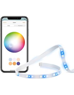 EVE Light Strip - Tira de luz LED inteligente, luz blanca de espectro completo y a color, 1800 lúmenes, no necesita centralita, 
