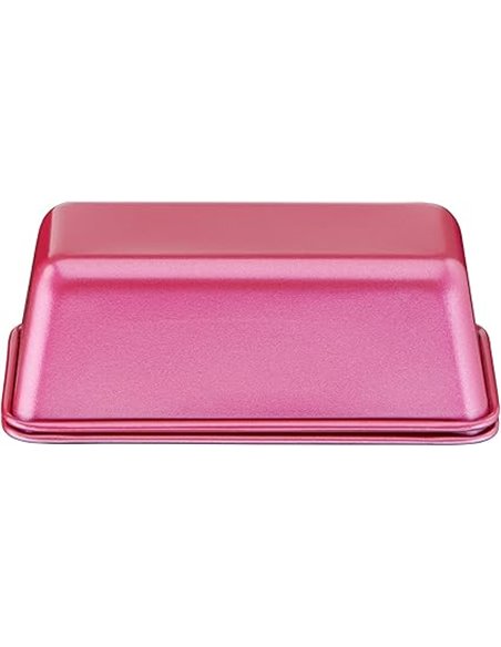 Tefal Creabake - Set 2 Moldes Bizcochos Creabake, Moldes repostería, 12.5 cm y 6.5 cm, revestimiento antiadherente, sistema apil