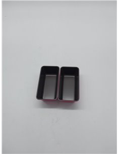Tefal Creabake - Set 2 Moldes Bizcochos Creabake, Moldes repostería, 12.5 cm y 6.5 cm, revestimiento antiadherente, sistema apil 2
