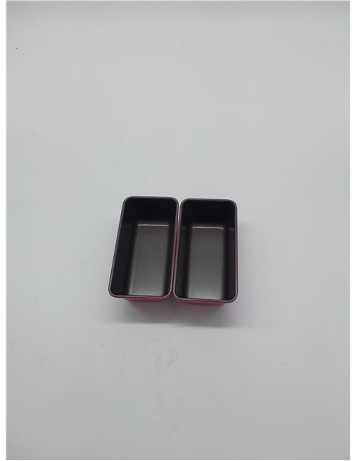 Tefal Creabake - Set 2 Moldes Bizcochos Creabake, Moldes repostería, 12.5 cm y 6.5 cm, revestimiento antiadherente, sistema apil