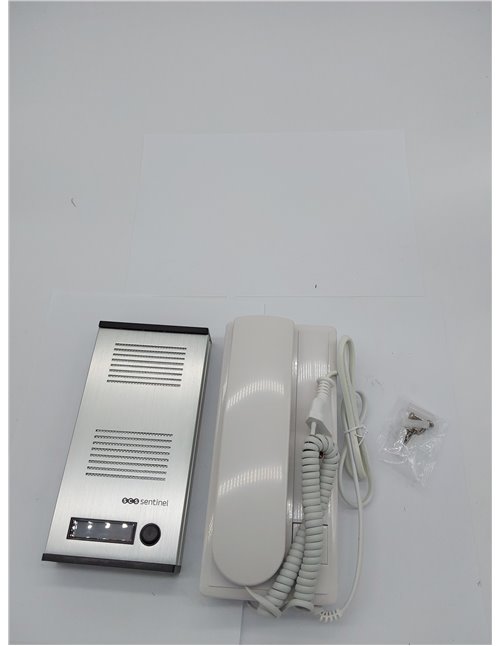 SCS Sentinel - PAF0001 - 2 -ENCERTIVO DE AUDIO DE AL ARCHIVO para la construcción de la casa - 1 intercomunicador con cable y 1 