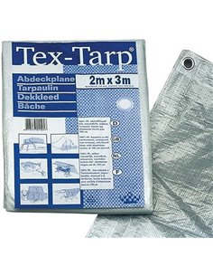 Becker Verpackungen Lona de uso general Multi-Tarp estándar B4000xL5000mm con ojales de aluminio color natural       