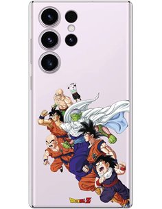 Personalaizer Funda Oficial Compatible con Samsung Galaxy S24 Ultra con diseño de Dragon Ball Z Multipersonajes Goku Piccolo Kri