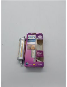 Philips - Bombilla LED Lineal, 120W, Lineal R7S 118 mm, Neutra, Luz Blanca, Regulable        2