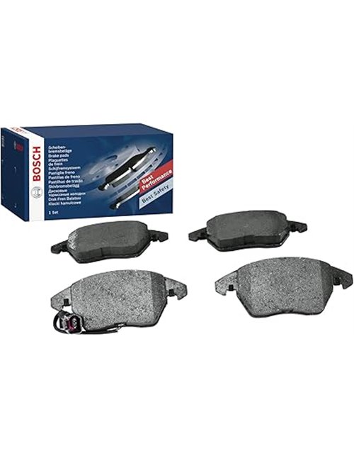 Bosch BP938 - Pastillas de Freno para Coche Eje Delantero - Calidad Bosch - Reducción de Ruido y Polvo - Certificación ECE-R90 -