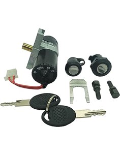 one by Camamoto cod. 77208142 kit completo de cerradura de encendido compatible con sh scoopy 125-150cc año 2001-2002-2003-2004-