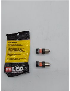 ANTEMOON P21W 1156 BA15S Bombillas LED Canbus Sin Errores Super Brillante 5000LM 12V 24V Rojo 1141 1003 7506 para Luz de Marcha  2