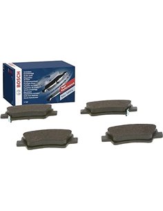 Bosch BP1478 - Pastillas de Freno para Coche Eje Trasero - Calidad Bosch - Reducción de Ruido y Polvo - Certificación ECE-R90 - 