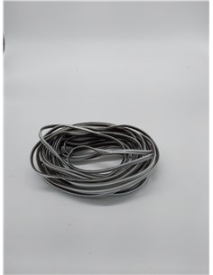 STEIGNER 10m Junta de cepillo autoadhesiva GRIS, Cepillo a prueba de polvo, Tira de sellado, altura 4 mm        2