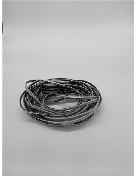 STEIGNER 10m Junta de cepillo autoadhesiva GRIS, Cepillo a prueba de polvo, Tira de sellado, altura 4 mm       
