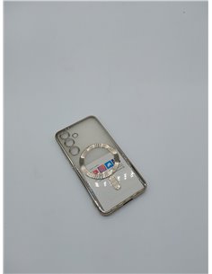 JETech Funda Suave Claro para Samsung Galaxy S24 6,2 Pulgadas, Lente Cámara Protección Completa, Compatible con MagSafe Carga In 2