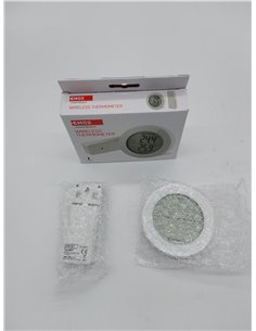 EMOS Termómetro digital con sensor exterior, medidor de temperatura exterior e interior con sensor de radio inalámbrico, alcance 2