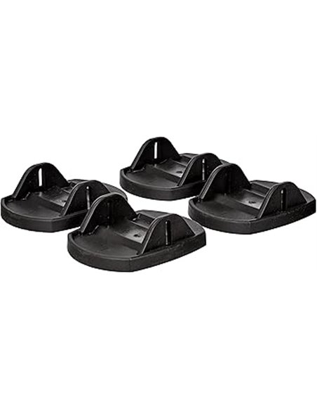 Set 4 plataformas pies soportes apoyapatas con pernos de metal, ProPlus 361528       