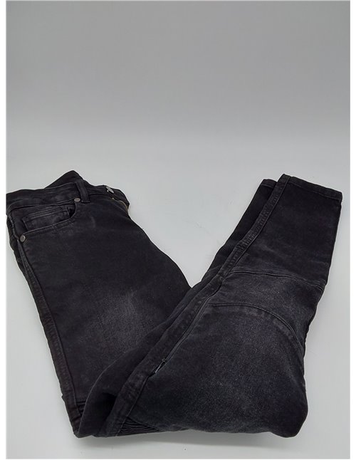 OZONE MOTO Agness II Lady Pantalones Vaqueros de Moto Mujer | Forro de Fibra Aramida | Protectores de Rodilla Nivel 2 | Bolsillo