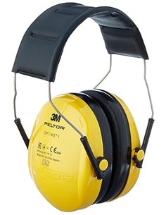 3M Peltor Optime I Orejeras H510A, protector auditivo ligero con almohadillas suaves, protección contra niveles de ruido compren