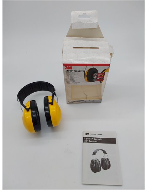3M Peltor Optime I Orejeras H510A, protector auditivo ligero con almohadillas suaves, protección contra niveles de ruido compren