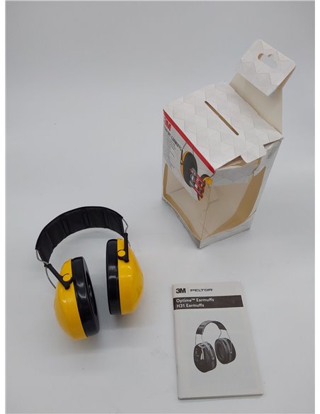 3M Peltor Optime I Orejeras H510A, protector auditivo ligero con almohadillas suaves, protección contra niveles de ruido compren