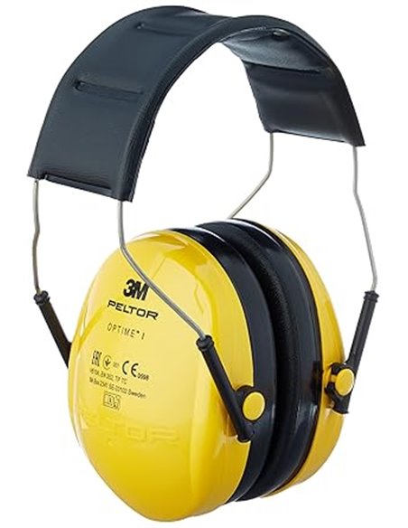 3M Peltor Optime I Orejeras H510A, protector auditivo ligero con almohadillas suaves, protección contra niveles de ruido compren