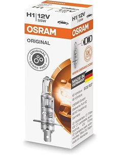 OSRAM 64150 Lámpara Halogen P14,5s 12V 55W H1, Halogenweiß       