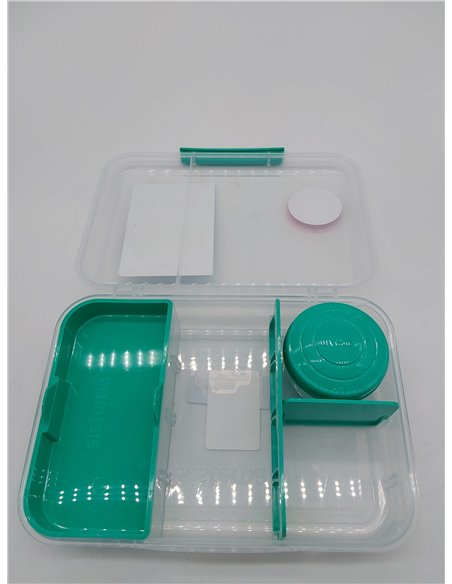 Sistema TO GO Bento Box Create | 1.48 L | Fiambreras escolares con compartimentos y olla para aperitivos | Sin BPA | 1 unidad | 
