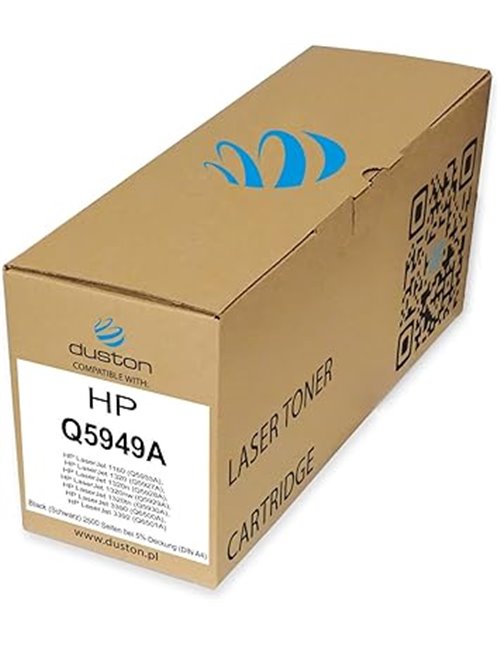 duston Q5949A, 49A Negro Toner Compatible con Laserjet 1160 1320 1320 N 1320 NW 1320 TN 3390 3392       