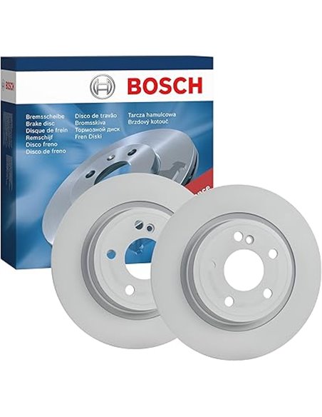 Bosch BD1691 Discos de freno, Eje trasero, certificación ECE-R90, 1 juego de 2 discos       