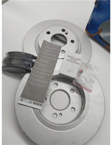 Bosch BD1691 Discos de freno, Eje trasero, certificación ECE-R90, 1 juego de 2 discos       