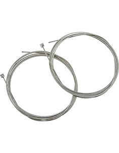 *Shimano 2 Cables de Cambio de 1,2 mm x 2100 mm, galvanizados.       