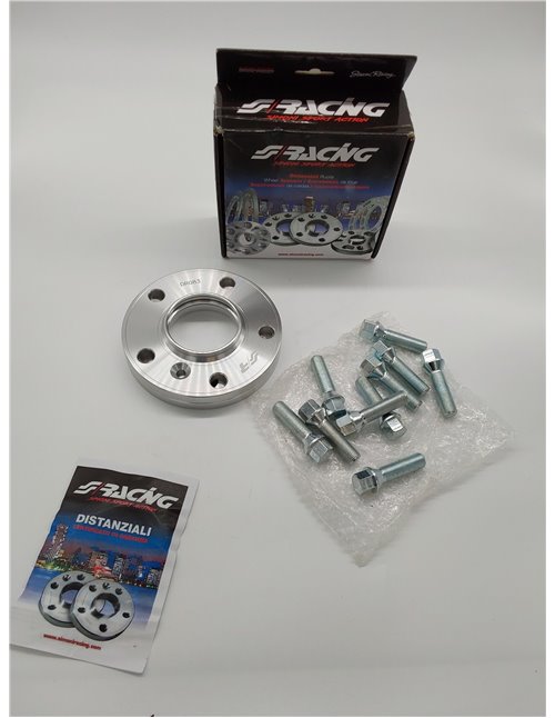 Simoni Racing DR083/B16 Separadores Ruedas Completos de Tornillos Específicos, 12 mm       