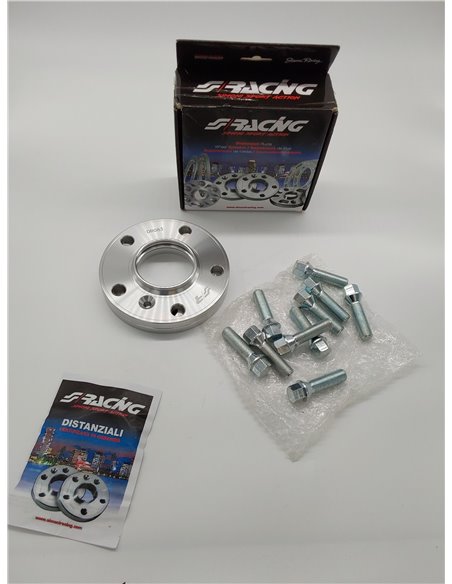 Simoni Racing DR083/B16 Separadores Ruedas Completos de Tornillos Específicos, 12 mm       