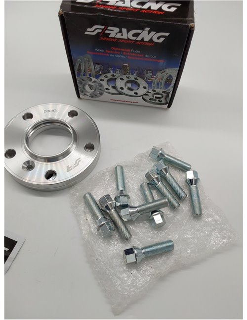 Simoni Racing DR083/B16 Separadores Ruedas Completos de Tornillos Específicos, 12 mm       