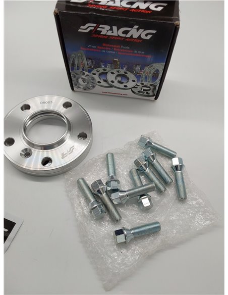 Simoni Racing DR083/B16 Separadores Ruedas Completos de Tornillos Específicos, 12 mm       