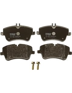 TRW GDB1413 Pastillas de Freno Juego de 4 para Mercedes-Benz Clase C (W203) 2000-2007 Eje Delantero y otros vehículos       