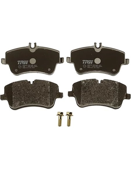 TRW GDB1413 Pastillas de Freno Juego de 4 para Mercedes-Benz Clase C (W203) 2000-2007 Eje Delantero y otros vehículos       