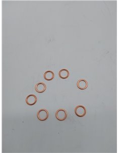 Restagraf – Junta de tapón de drenaje – 14 x 20 x 2 mm – Ref. 7371 – Cobre – Compatible con vehículos Citroen Fiat Ford Hyundai  2