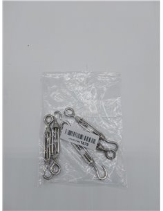 H&S Tensor de Cables de Alta Resistencia para Cuerda de Tendedero y Alambre - 5uds - Tensores para Cable de Acero Inoxidable M4  2