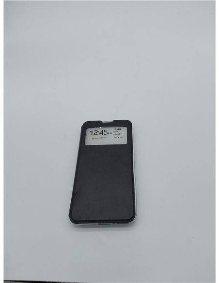 Tumundosmartphone Funda Libro Soporte con Ventana para Xiaomi Redmi Note 13 4G Color Negra       