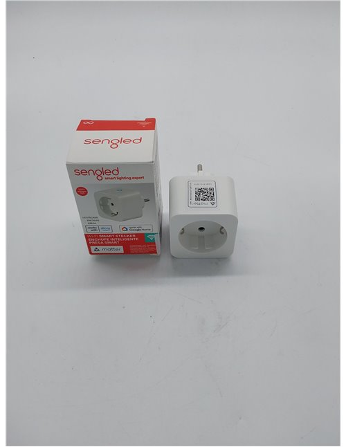 Sengled Enchufe inteligente, habilitado para Matter, funciona con Alexa, emparejamiento instantáneo, admite hasta 2300 W, necesi