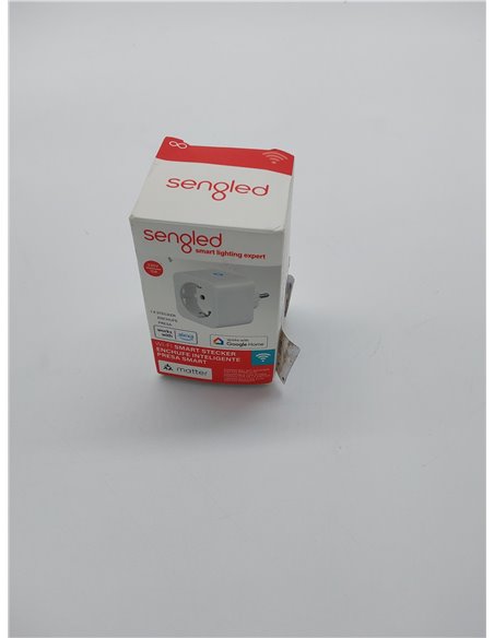 Sengled Enchufe inteligente, habilitado para Matter, funciona con Alexa, emparejamiento instantáneo, admite hasta 2300 W, necesi