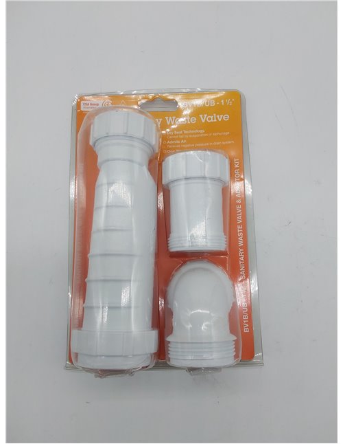 HEPvO Wavin - Trampa para fregadero RV sin agua 1-1/4       