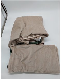 Lanqinglv Ropa de Cama mullida de 135 x 200 cm, Color Verde y Beis, para Invierno, de Felpa, de Franela Reversible, con Tacto de 2