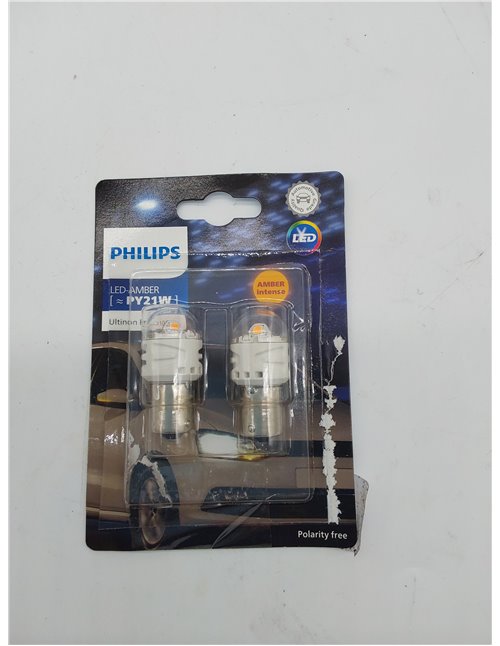Philips Ultinon Pro3100 LED foco de señalización para automóvil (PY21W amber)       