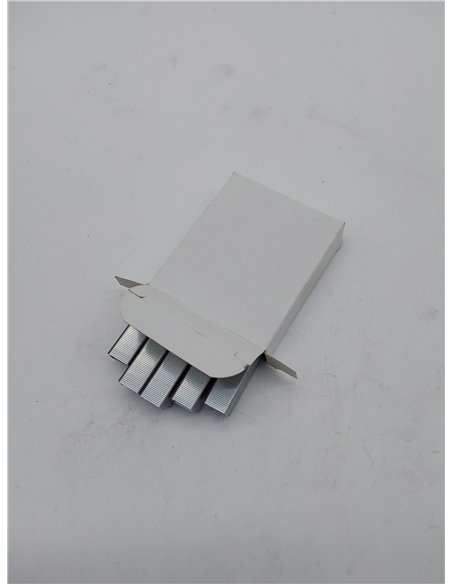 wolfcraft Grapa de lomo ancho, acero extra duro, tipo 053 I 7026000 I Ideales para fijar telas, tejidos y listones de madera del