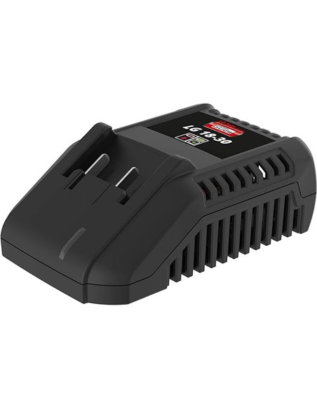 Güde 58547 - Cargador LG 18-30 (18 V E3 grupo de sistema de batería, 3,0 A de salida, potencia de grabación de 80 W, clase de pr