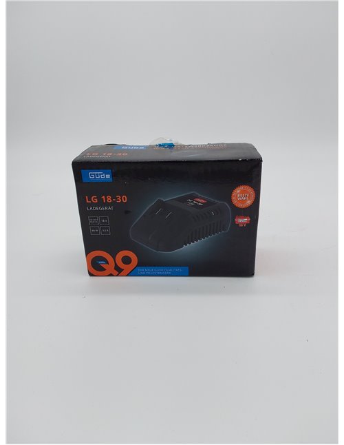 Güde 58547 - Cargador LG 18-30 (18 V E3 grupo de sistema de batería, 3,0 A de salida, potencia de grabación de 80 W, clase de pr