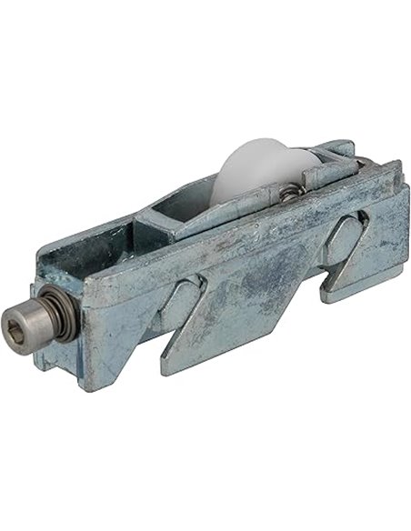 Amig - Rodamiento Ventana Corredera | Juego de 2 unidades | Tamaño 79 x 21 mm | Carcasa Metálica Regulable | Rodamiento de Aguja