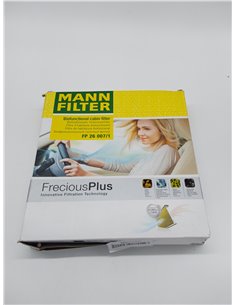 MANN-FILTER FP 26 007/1 Filtro de habitáculo – biofuncional FreciousPlus – para automóviles con volante a la derecha        2