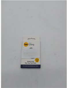 Yale P-YD-01-CON-RFIDT-BL Etiquetas Inteligentes para Cerradura de Puerta, Negro, Talla única, Set de 2 Piezas        2